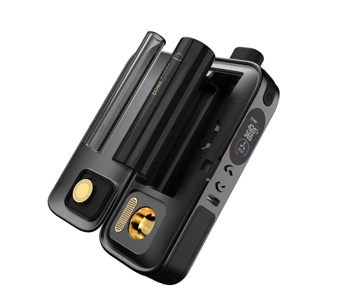 LEGACY PRO 2 | Herb & Wax Dual Use Vaporizer - Hybrid Heating, Replaceable Battery, Compact Design