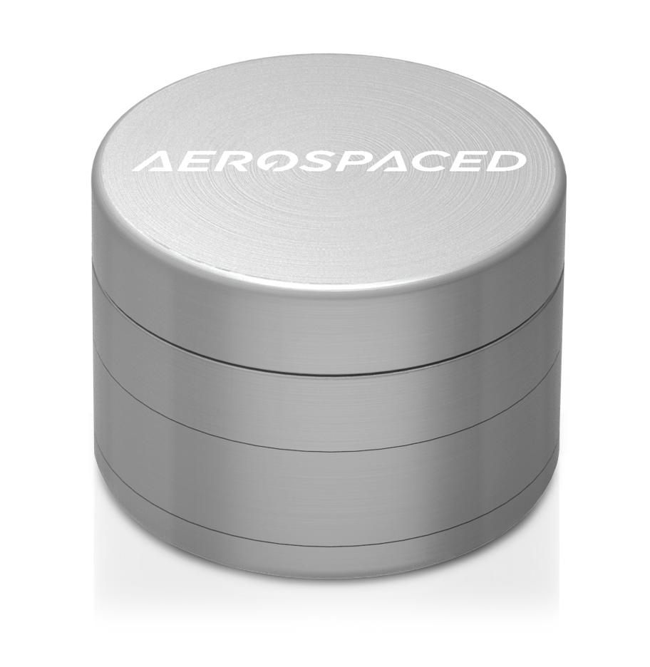 Aerospaced 4-Piece Grinder Silver