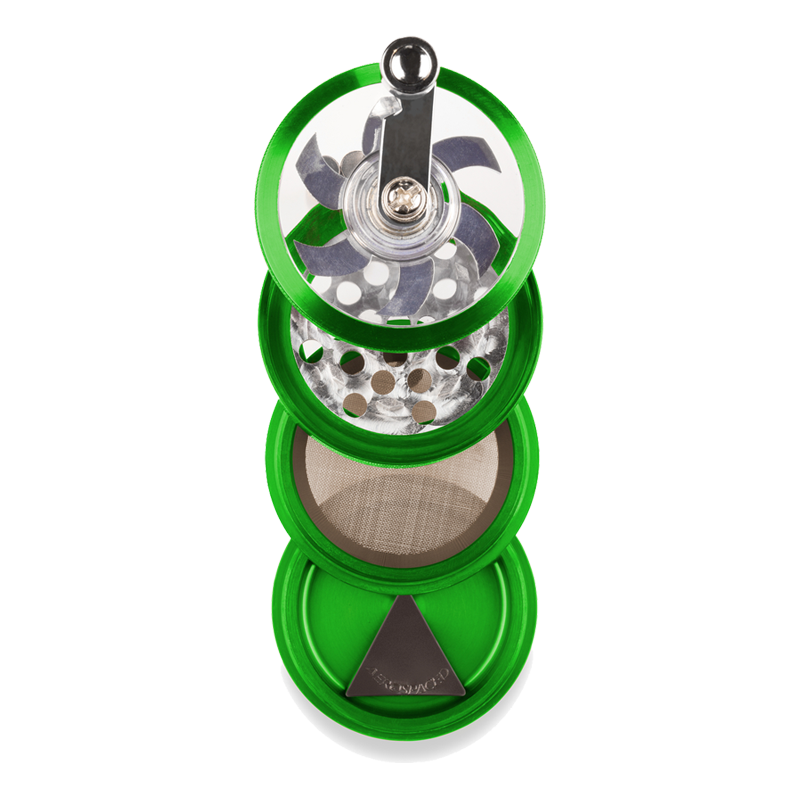 Mill Handle Grinder Green Split