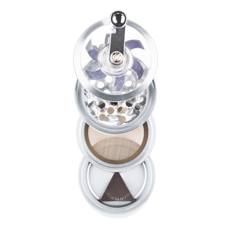 Mill Handle Grinder Silver Split