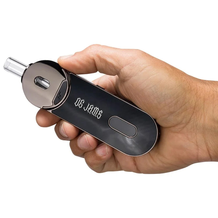 OG Jams Vaporizer in hand