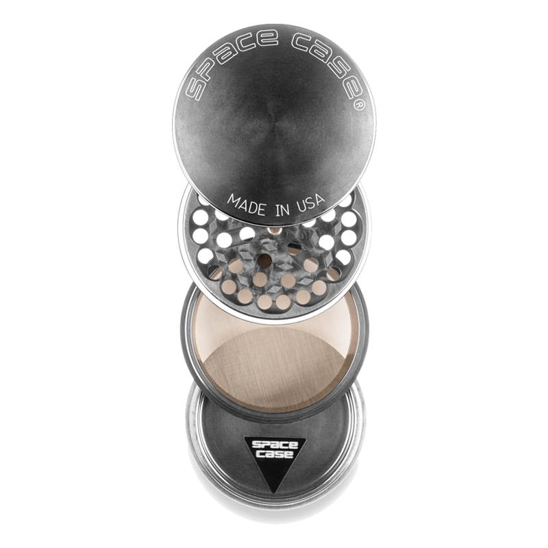 Space Case Grinder Silver Split